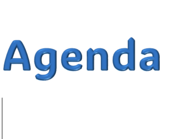 Preliminary Agenda